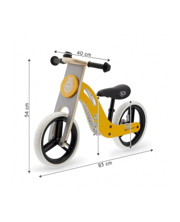 Rowerek biegowe KinderKraft UNIQ honey KKRUNIQHNY0000 (kolor żółty)