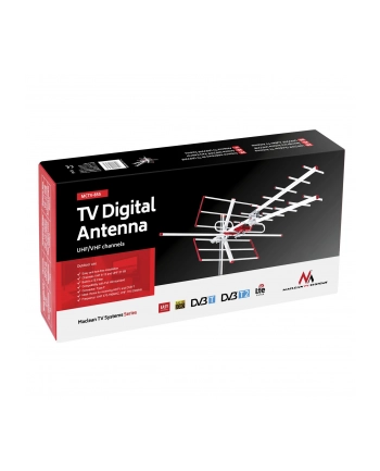 MACLEAN ANTENA ZEWNĘTRZNA TV DVB-T COMBO UHF VHF PASYWNA MAX 100DB?V FILTR LTE MCTV-855