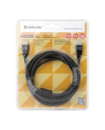 Kabel HDMI-HDMI Defender 3m M/M