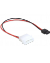 Kabel zasilający SATA Delock Molex 4-pin (M) -> Slim SATA 6-pin (F) 0,24m - nr 1