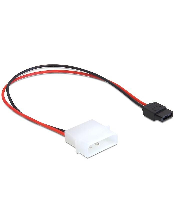 Kabel zasilający SATA Delock Molex 4-pin (M) -> Slim SATA 6-pin (F) 0,24m główny
