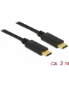 Kabel Delock USB-C(M) - USB-C(M) 2.0 2m czarny e-marker - nr 4
