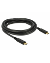 Kabel Delock USB-C(M) - USB-C(M) 2.0 3m czarny e-marker - nr 10