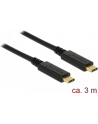 Kabel Delock USB-C(M) - USB-C(M) 2.0 3m czarny e-marker - nr 3