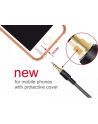 Przedłużacz audio Delock minijack M/F 4Pin 2m czarny dla iPhone - nr 17