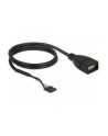 Kabel USB Delock Pin Header 4Pin (F) - A (F) 60cm czarny - nr 7