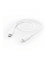 Kabel ładujący USB 2.0 Hama Data Lightning/TYP-C MFI 1m biały - nr 1