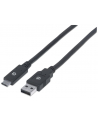Kabel Manhattan USB-C 3.1 Gen1, USB C/USB A M/M 2m czarny - nr 10