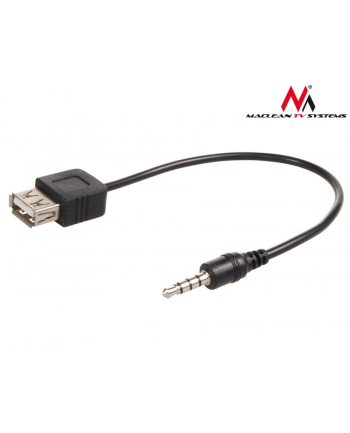 Kabel adapter Maclean MCTV-693 USB 2.0 (F) -> MiniJack 3,5mm