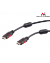 Kabel HDMI Maclean MCTV-813 HDMI 1.4 (M) - HDMI 1.4 (M) 30AWG z filtrami ferrytowymi czarny 3m - nr 4