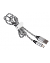 Kabel Tracer USB 2.0 Type-C A Male - C Male 1m czarno-srebrny - nr 2