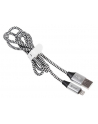 Kabel Tracer USB 2.0 iPhone AM - Lightning 1m czarno-srebrny - nr 2