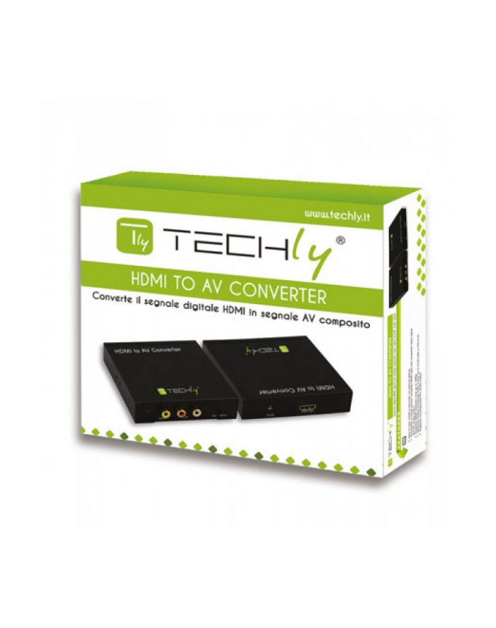 Konwerter/Adapter Techly HDMI/RCA Composite Video+Audio L/R główny