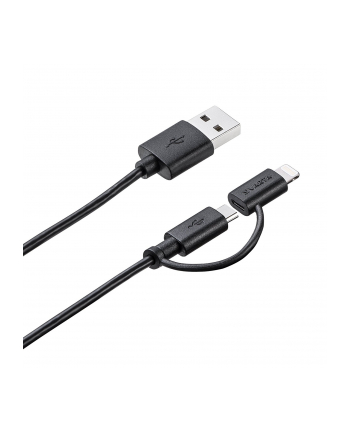 Kabel Varta 57943101401 USB-C - MicroUSB/Lightning M/M 1m