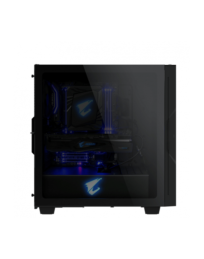 Obudowa Gigabyte AORUS C300 ATX Midi Black z oknem bez zasilacza główny