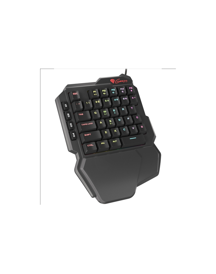 Klawiatura przewodowa Genesis Thor 100 Keypad Gaming RGB czarna główny