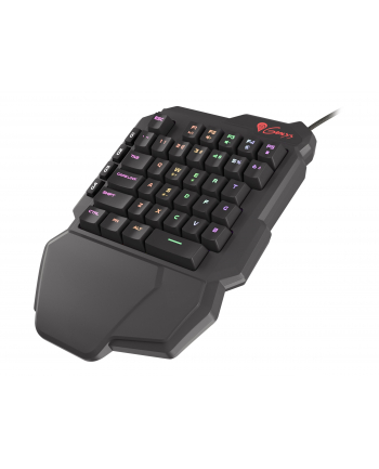 Klawiatura przewodowa Genesis Thor 100 Keypad Gaming RGB czarna