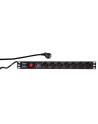 Listwa zasilająca LogiLink do szaf PDU7C01 19'' 16A PDU 7x Schuko 2m czarna - nr 3