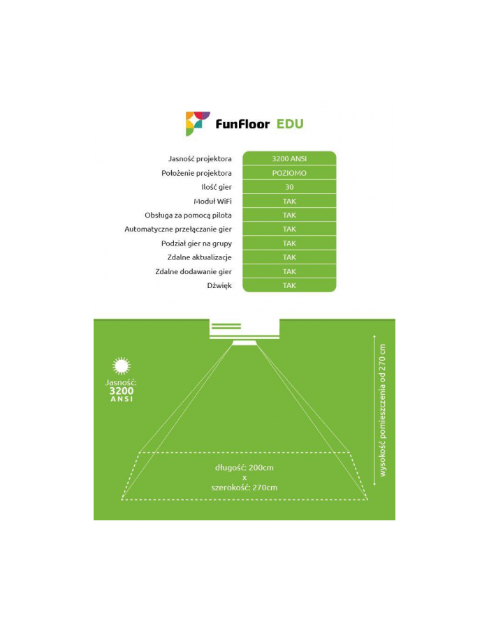 Podłoga  interaktywna FunFloor EDU główny