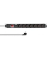 Listwa zasilająca LogiLink do szaf PDU7C01 19'' 16A PDU 7x Schuko 2m czarna - nr 12