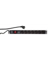 Listwa zasilająca LogiLink do szaf PDU7C01 19'' 16A PDU 7x Schuko 2m czarna - nr 2