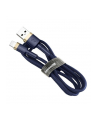 Kabel Baseus Cafule CALKLF-BV3 (USB - Lightning ; 1m; kolor granatowy) - nr 1