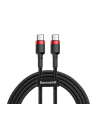 Kabel Baseus Cafule CATKLF-G91 (USB typu C - USB typu C ; 1m; kolor czarny) - nr 3
