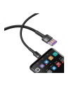 Kabel Baseus cafule CATKLF-PG1 (USB - USB typu C ; 1m; kolor szaro-czarny) - nr 1