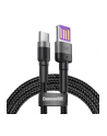 Kabel Baseus cafule CATKLF-PG1 (USB - USB typu C ; 1m; kolor szaro-czarny) - nr 4