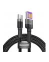 Kabel Baseus cafule CATKLF-PG1 (USB - USB typu C ; 1m; kolor szaro-czarny) - nr 7