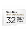 Karta pamięci MicroSDHC SanDisk High Endurance 32GB 100/40 MB/s A1 Class 10 V30 UHS-I U3 + adapter - nr 24