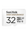 Karta pamięci MicroSDHC SanDisk High Endurance 32GB 100/40 MB/s A1 Class 10 V30 UHS-I U3 + adapter - nr 32