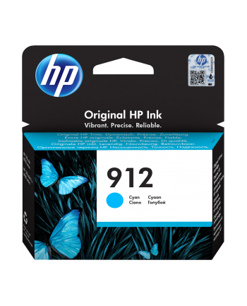 Tusz HP 912 Cyan (3YL77AE) nr 2