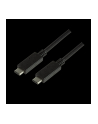 Kabel USB 3.2 Gen2x1 LogiLink CU0128 USB-C - USB-C, M/M, czarny, 0,5m - nr 1
