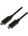 Kabel USB 3.2 Gen2x1 LogiLink CU0128 USB-C - USB-C, M/M, czarny, 0,5m - nr 8