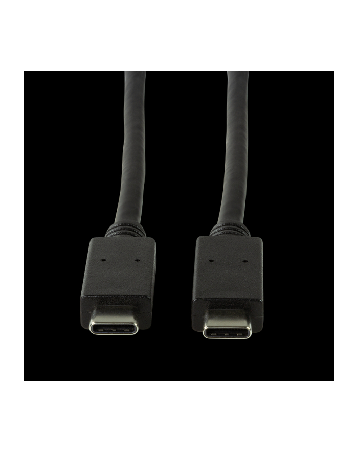 Kabel USB 3.2 Gen2x1 LogiLink CU0129 USB-C - USB-C, M/M, czarny, 1m główny