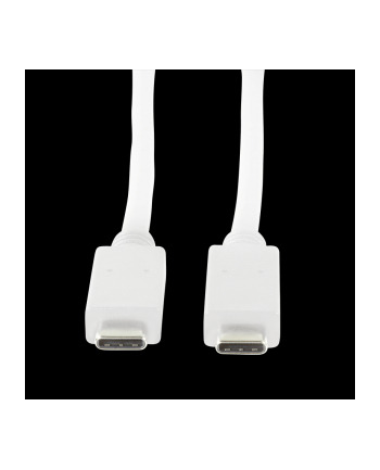 Kabel USB 3.2 Gen2x1 LogiLink CU0130  USB-C - USB-C, M/M, biały, 0,5m