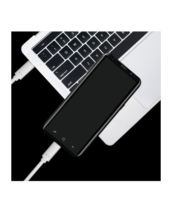 Kabel USB 3.2 Gen2x1 LogiLink CU0131 USB-C - USB-C, M/M, biały, 1m