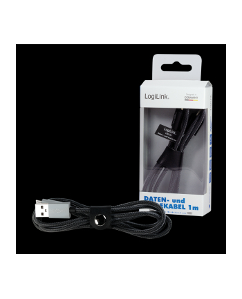Kabel USB 2.0 LogiLink CU0132 USB A - micro USB B, M/M, 1m