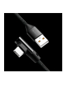 Kabel USB 2.0 LogiLink CU0137 USB A - USB-C, M/M, kątowy, czarny, 0,3m - nr 2