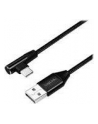 Kabel USB 2.0 LogiLink CU0138 USB A - USB-C, M/M, kątowy, czarny, 1m - nr 14