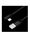 Kabel USB 2.0 LogiLink CU0138 USB A - USB-C, M/M, kątowy, czarny, 1m - nr 22