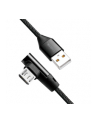 Kabel USB 2.0 LogiLink CU0141 USB A - micro USB B, M/M, kątowy, czarny 0,3m - nr 14