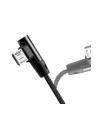 Kabel USB 2.0 LogiLink CU0141 USB A - micro USB B, M/M, kątowy, czarny 0,3m - nr 16