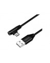 Kabel USB 2.0 LogiLink CU0142 USB A - micro USB B, M/M, kątowy, czarny 1m - nr 10