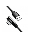 Kabel USB 2.0 LogiLink CU0142 USB A - micro USB B, M/M, kątowy, czarny 1m - nr 8