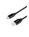 Kabel USB 2.0 LogiLink CU0143 USB A - micro USB B, M/M, czarny 0,3m - nr 12