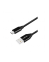 Kabel USB 2.0 LogiLink CU0143 USB A - micro USB B, M/M, czarny 0,3m - nr 8