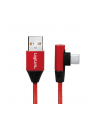 Kabel USB 2.0 LogiLink CU0145 USB A - USB-C, M/M, kątowy, czerwony, 0,3m - nr 8