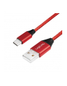 Kabel USB 2.0 LogiLink CU0147 USB A - USB-C, M/M, czerwony, 0,3m - nr 10
